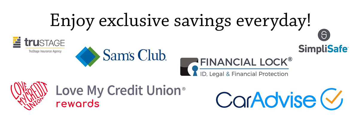 get discounts with love my credit union