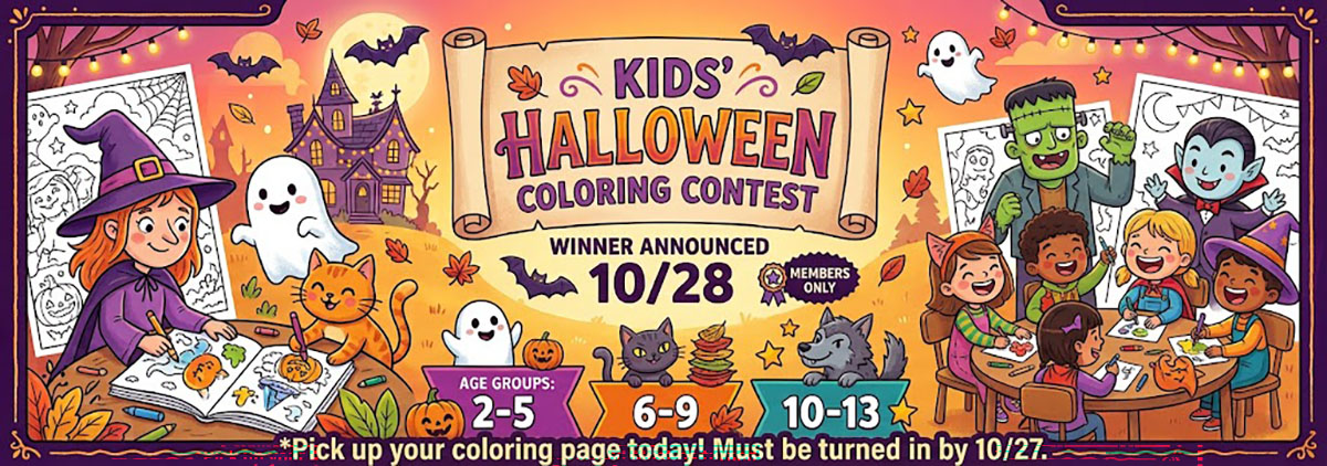 Halloween Kids Coloring Contest